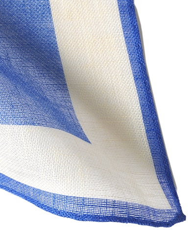 リネンポケットチーフ/Made in Italy