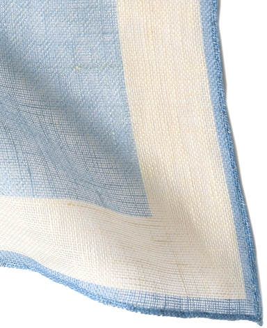 リネンポケットチーフ/Made in Italy