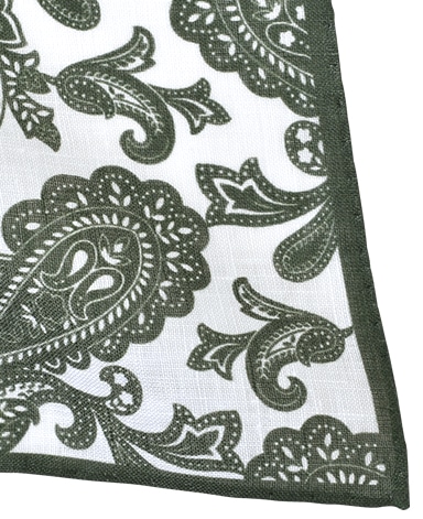 リネンポケットチーフ/Made in Italy