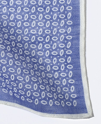 リネンポケットチーフ/Made in Italy