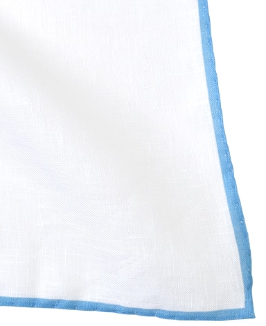 リネンポケットチーフ/Made in Italy