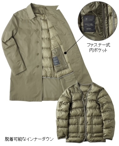 コンバーチブルコート/ダウンライナー付き（NYサイズ）