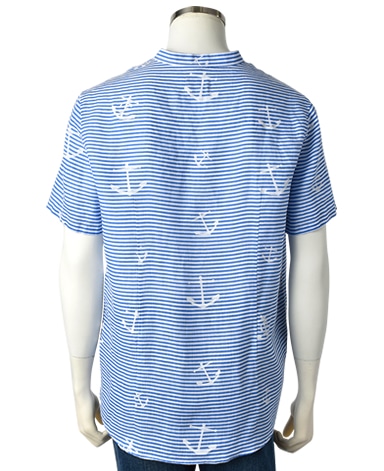 ESCALES/スタンドカラーシャツ（半袖）