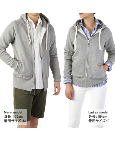 吊り編みパーカー