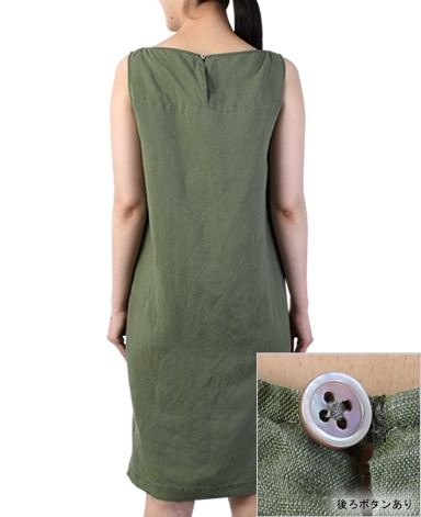 リネンワンピース/平織り