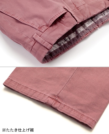 イタリアンコットンパンツ/(ストレッチ)