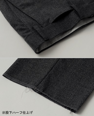 イタリアンウールカシミヤトラウザーズ/(ストレッチ)