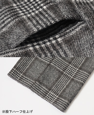 イタリアンウールトラウザーズ/(ワンプリーツ)