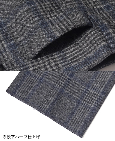 イタリアンウールトラウザーズ/(ワンプリーツ)