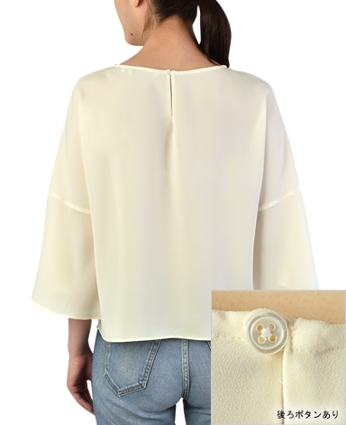 ブラウス/ダブルサテン