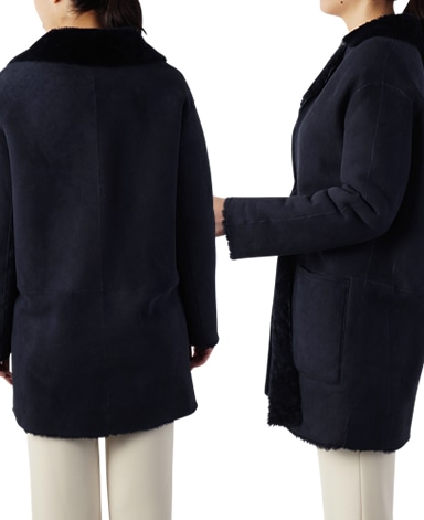 スエードムートンコート