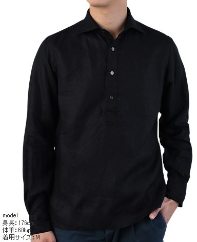 カプリシャツ/リネンプルオーバー