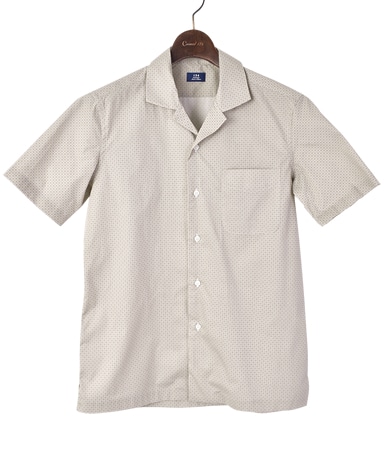 半袖シャツ/オープンカラー