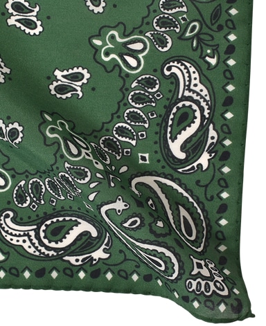 コットンシルクポケットチーフ/Made in Italy