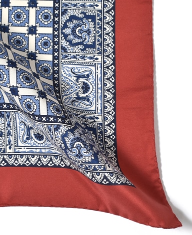 シルクポケットチーフ/Made in Italy