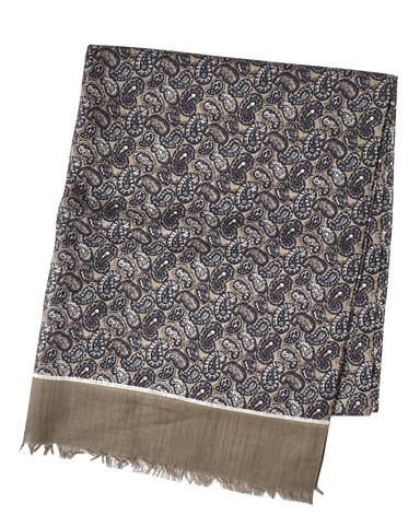 コットンリネンストール/イタリア製