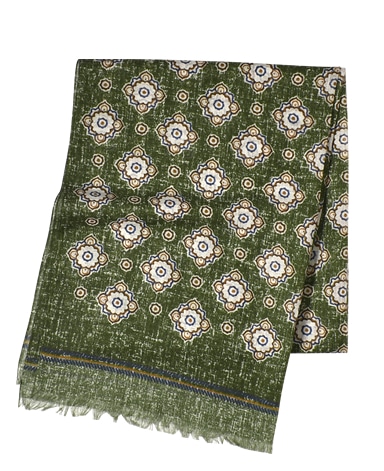 コットンリネンストール/イタリア製