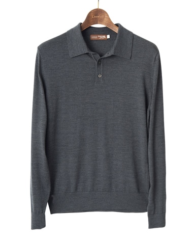 30G ウールニットポロ