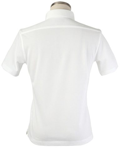 半袖ボタンダウンポロシャツ/カノコニット