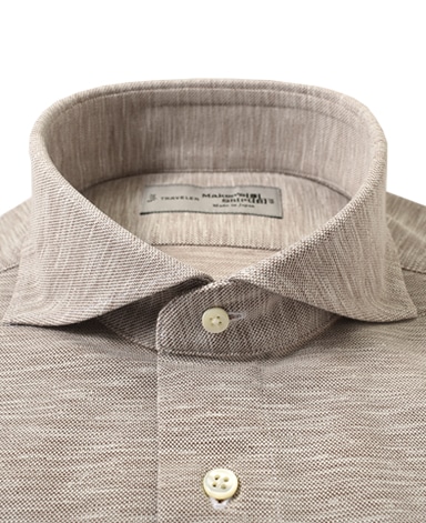 ラミーカノコニットシャツ/TRAVELER