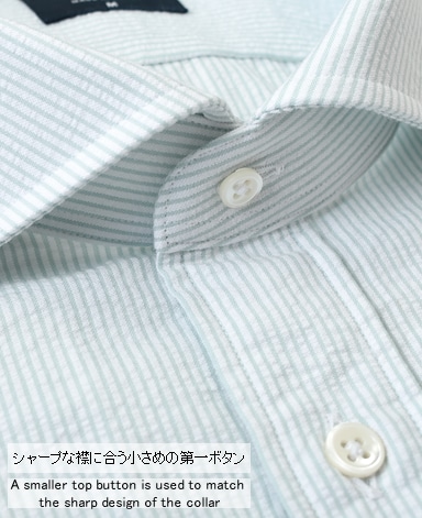 半袖シャツ/シアサッカー