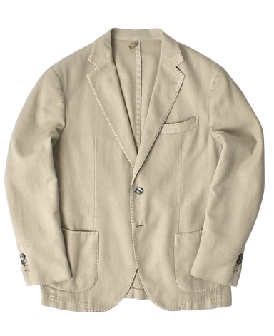 イタリアンコットンリネンジャケット