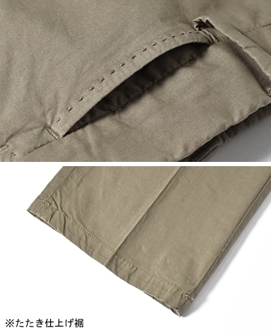 イタリアンコットンパンツ/セットアップ