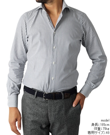 ナポリドレスシャツ/イタリア製(9箇所ハンドメイド )