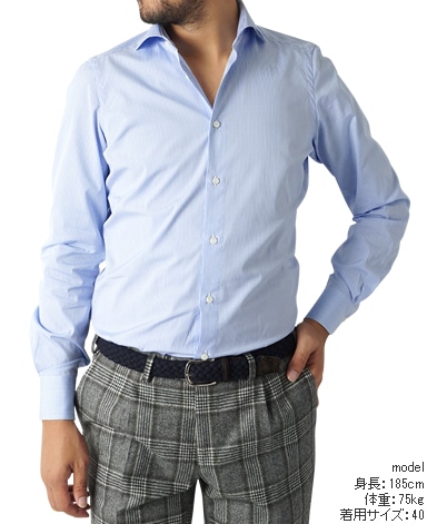 ナポリドレスシャツ/イタリア製(9箇所ハンドメイド )