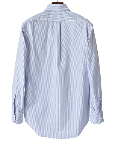 VINTAGE IVY シャツ/ブルーストライプタブカラー