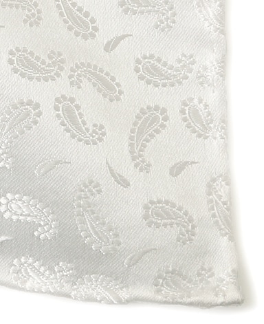 シルクポケットチーフ/サテン Made in Japan