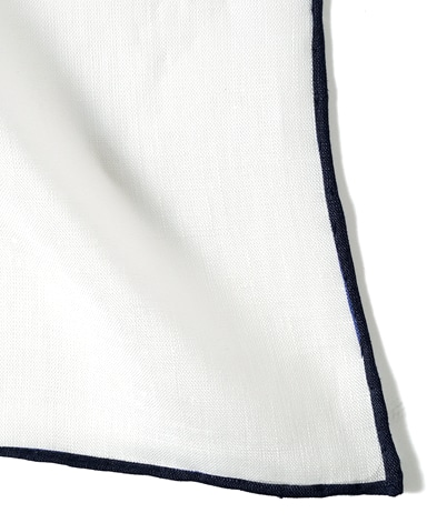 リネンポケットチーフ/Made in Japan