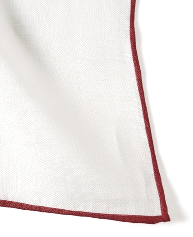 リネンポケットチーフ/Made in Japan