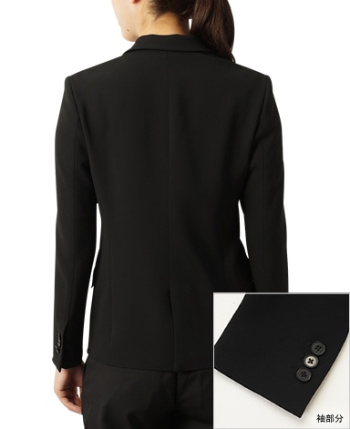 テーラードジャケット/綾二重織