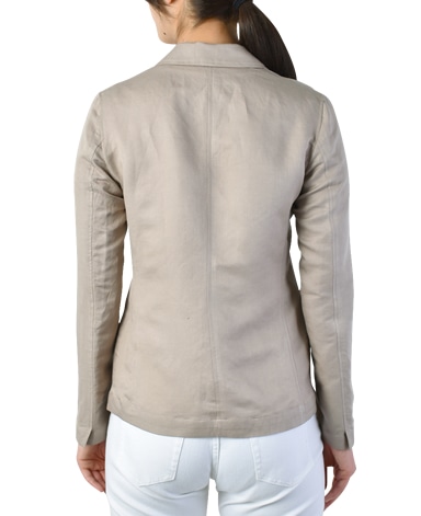 シャツジャケット/リネンレーヨン