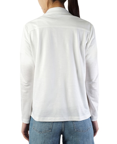 ラミーコットンニットジャケット/天竺