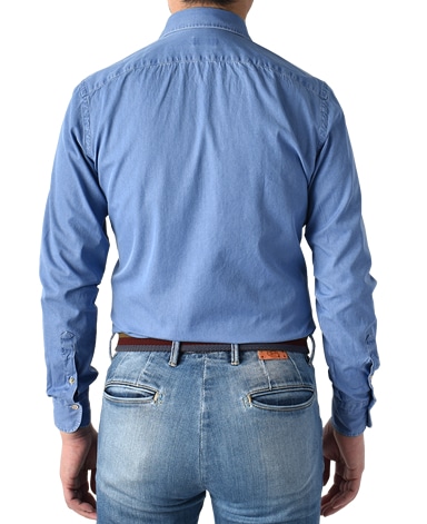 ナポリシャツ/イタリア製（綿）