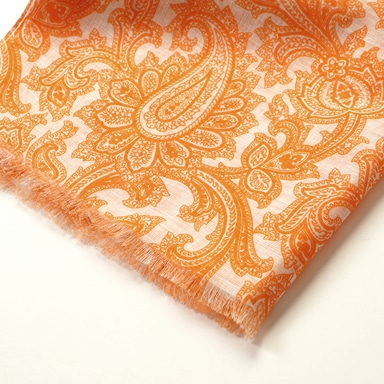 コットンリネンストール/イタリア製