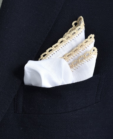 シルクポケットチーフ/CALABRESE