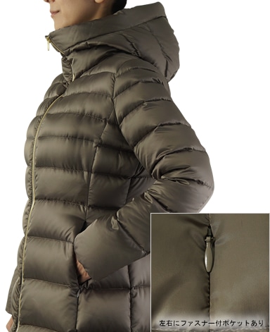 リッチダウンロングコート/DICROS