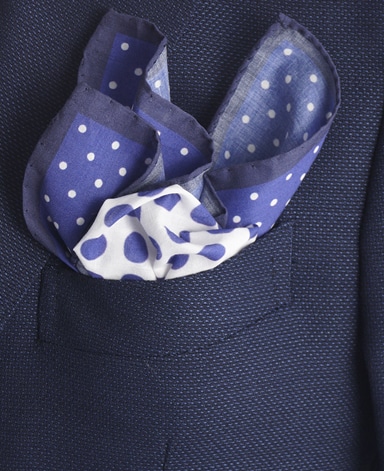 コットンポケットチーフ/Made in Italy