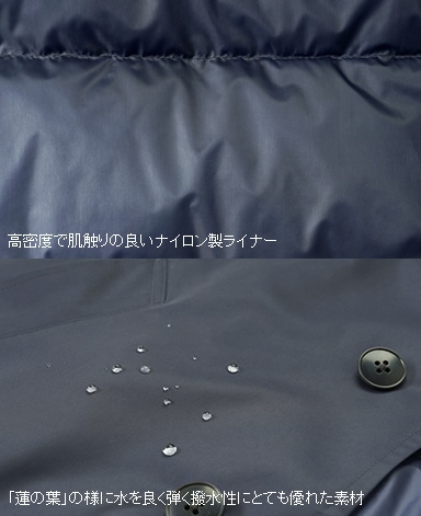 コンバーチブルコート/ダウンライナー付き