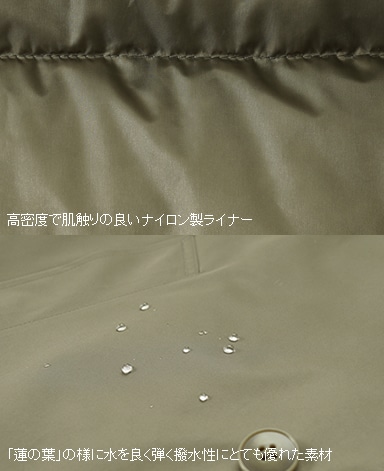 コンバーチブルコート/ダウンライナー付き
