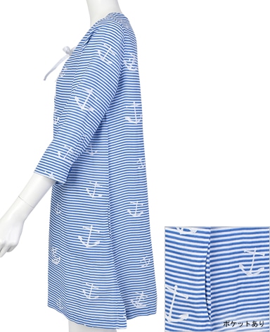 ESCALES/レースアップワンピース