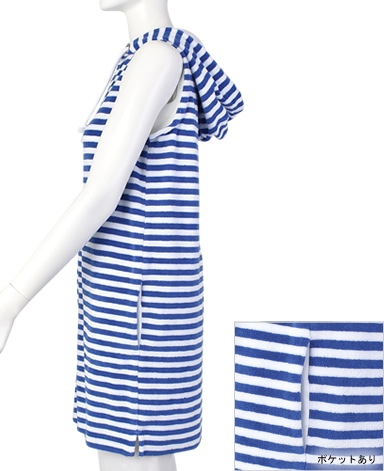 ESCALES/フード付きチュニック