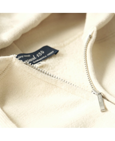 吊り編みパーカー