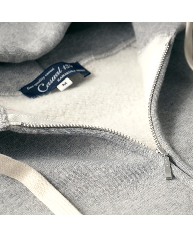 吊り編みパーカー