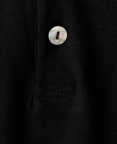 強撚長袖ポロシャツ