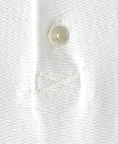 強撚長袖ポロシャツ