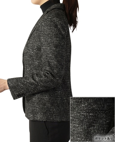 ニットジャケット/圧縮ニット